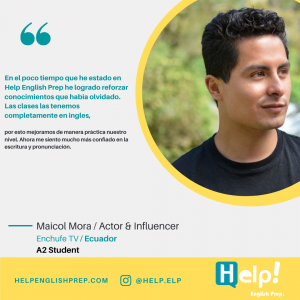 Maicol Mora gri testimonial